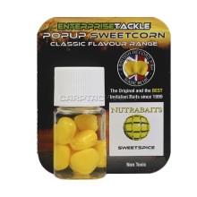 Искусственная плавающая насадка Enterprise Tackle Pop Up Sweetcorn Nutrabait Sweet Spice Yellow Сладкие специи